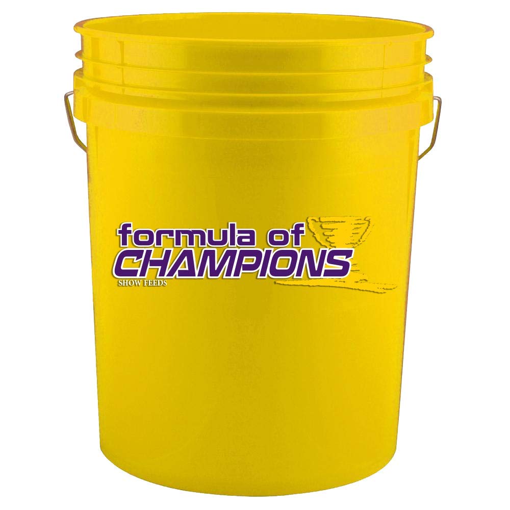 Premium Caramel Moonshine Fat Supplement for Show Animals - 5 Gallon Bucket - Enhances Coat Shine & Body Condition for Livestock Shows & Competitions