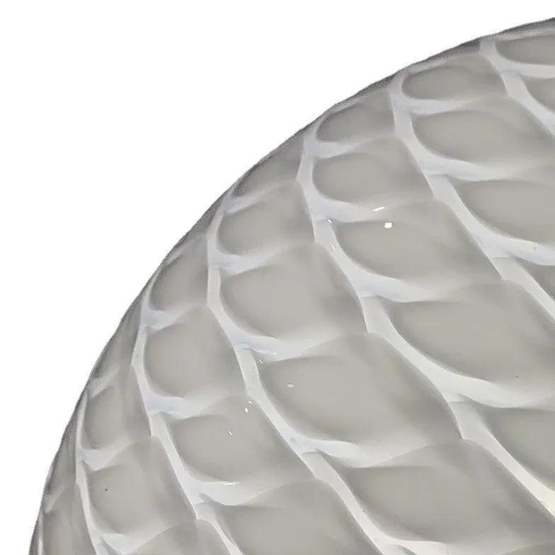 Modern White Spherical Glass Ceiling Light Fixture - Elegant Chandelier for Bedroom, Living Room & Dining Room - Perfect for Home Decor & Ambient Lighting