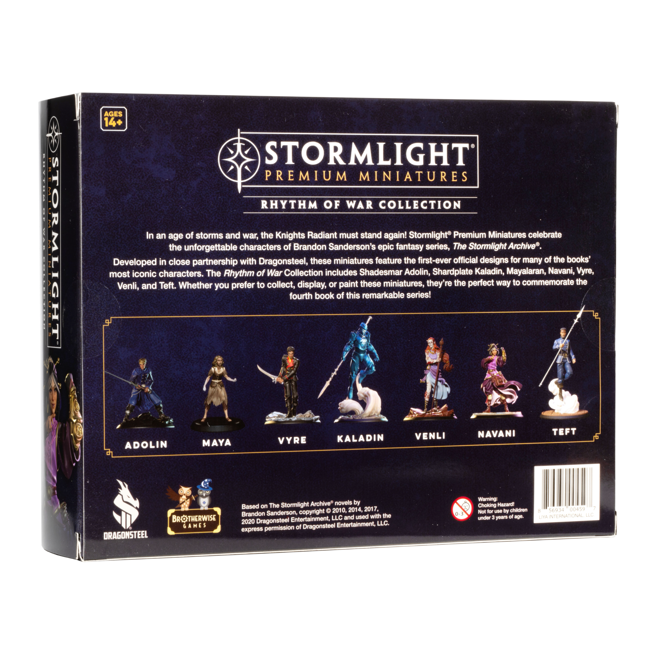 Rhythm of War Premium Miniatures 7-Piece Set - Collectible Fantasy Figures for Tabletop Gaming & Display