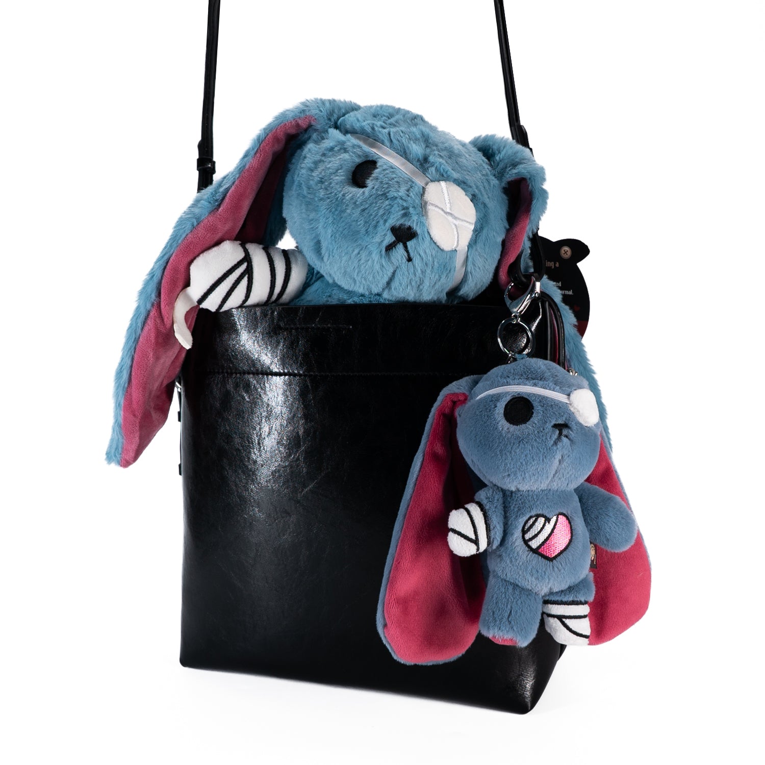 Plushie Dreadfuls Ouchie Plush Keychain - Cute Kawaii Stuffed Animal Accessory for Backpacks, Purses & Gifts | Soft Emotional Support Toy for Kids & Adults