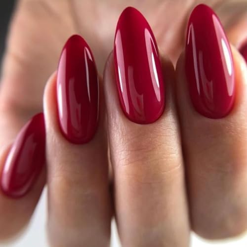 Wine Red Medium Almond
