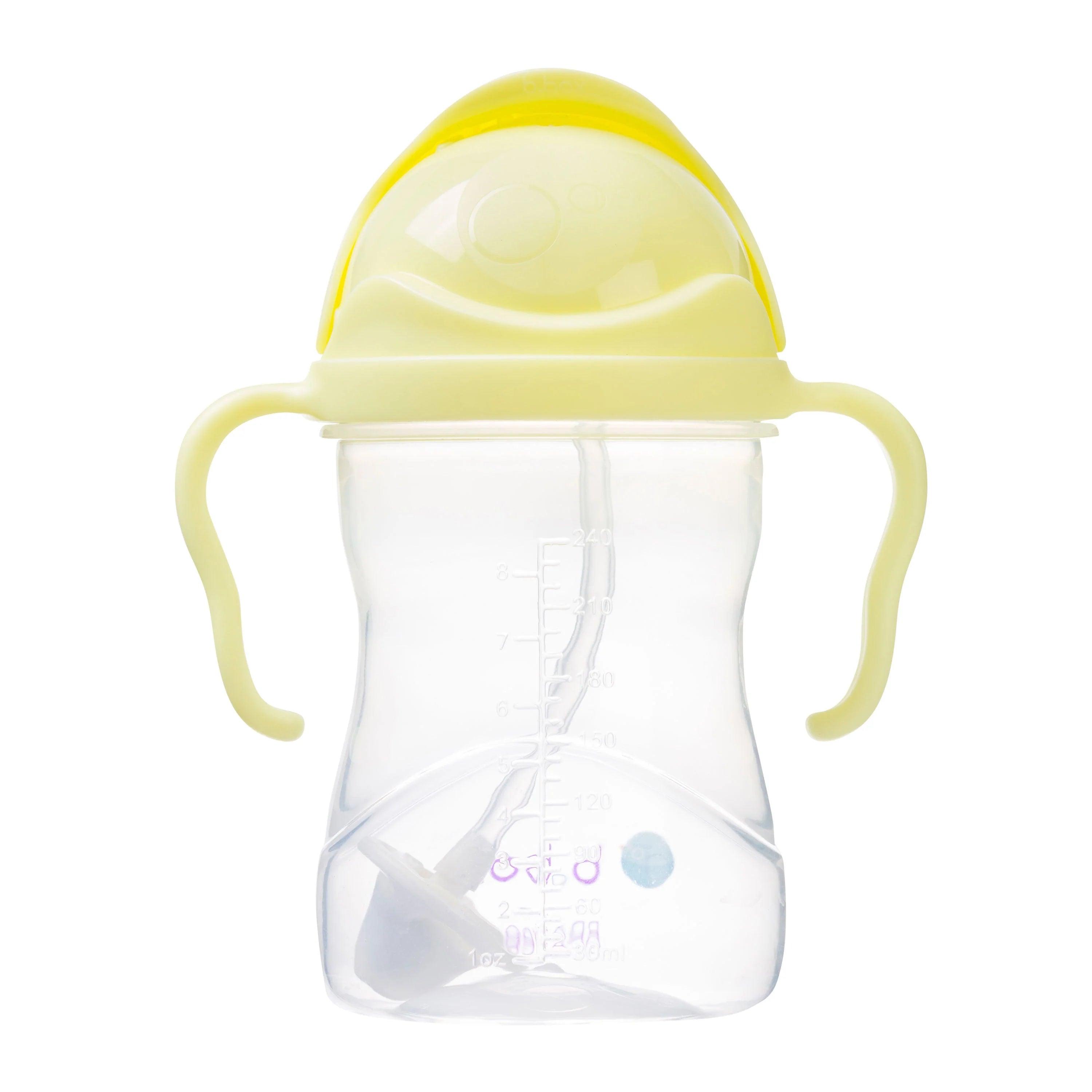 b.box Baby & Toddler Sippy Straw Cup 8oz/240ml - Leak Proof Spill Proof Drinking Cup for Infants & Kids - Perfect for Daycare, Travel & On-the-Go Hydration