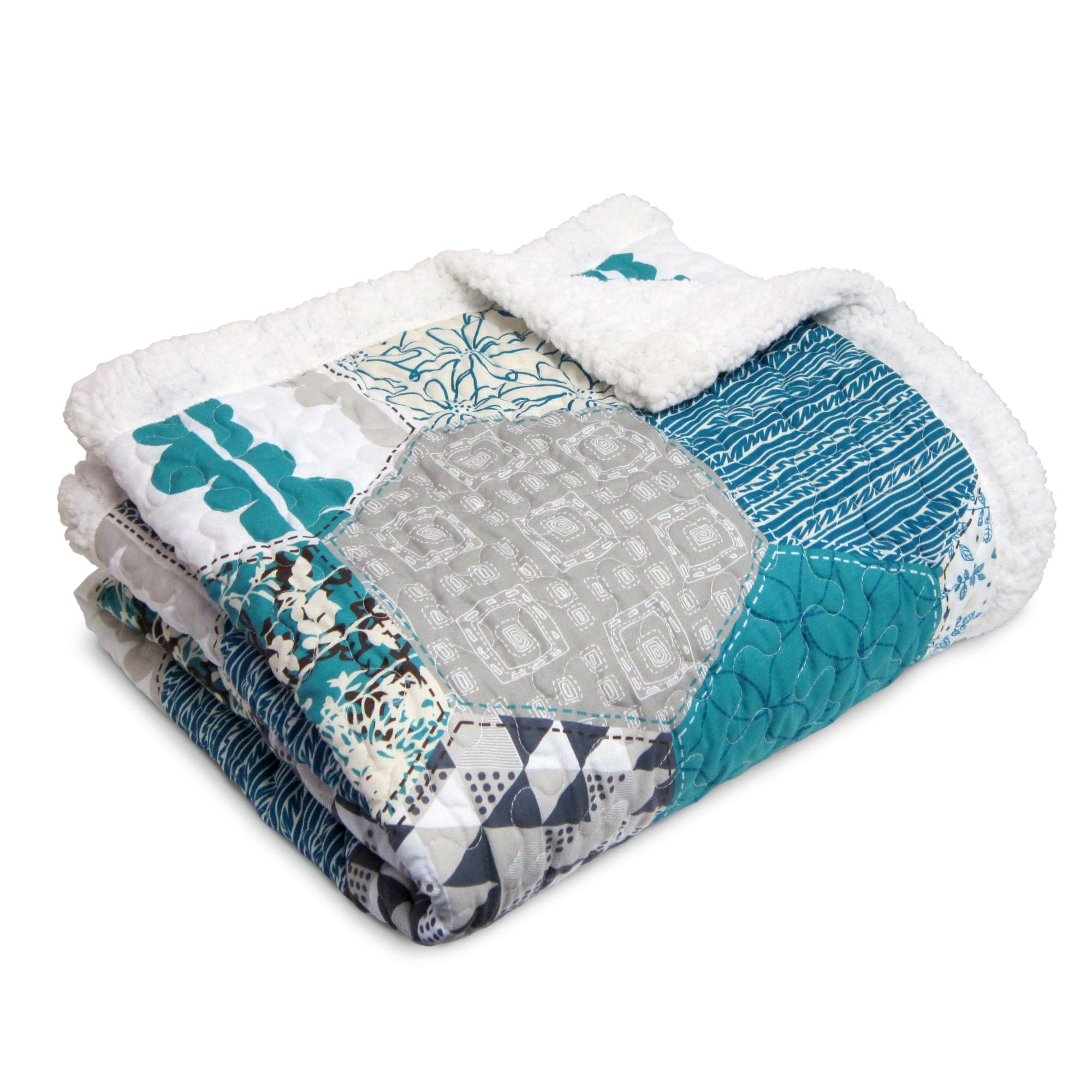 Briley Cozy Sherpa Throw Blanket - Ultra Soft & Warm Fleece Blanket for Couch, Bed, and Travel - Perfect for Winter Nights, Movie Time, and Relaxing at Home