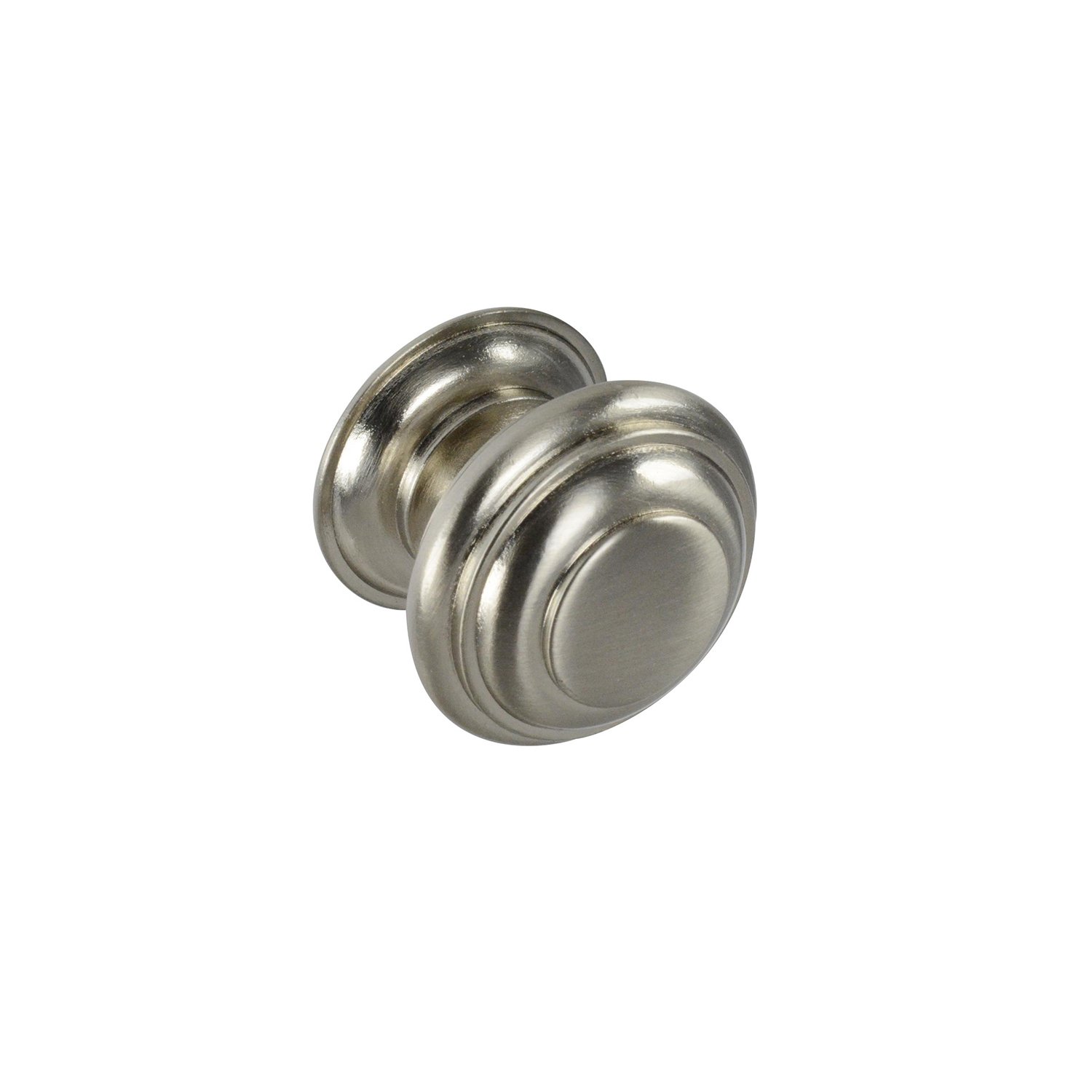 Brushed Nickel Cabinet Knob #1198-1-5/16