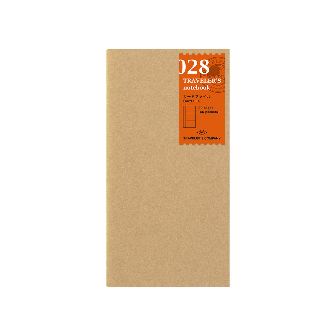Travelers Notebook Card File Insert - Organize Business Cards, Notes & Receipts - Perfect for Travelers, Journaling & Office Use