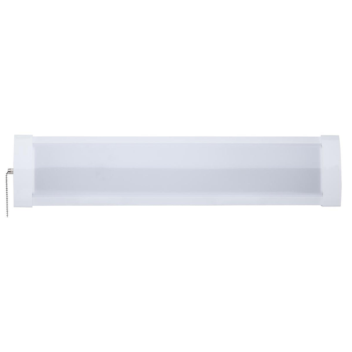 2ft LED Ceiling Wrap Light Fixture - 20W 1650 Lumens Dimmable - Selectable CCT (3000K-5000K) - On/Off Pull Chain - 120V AC - Perfect for Kitchen, Bathroom, Garage & Basement Lighting