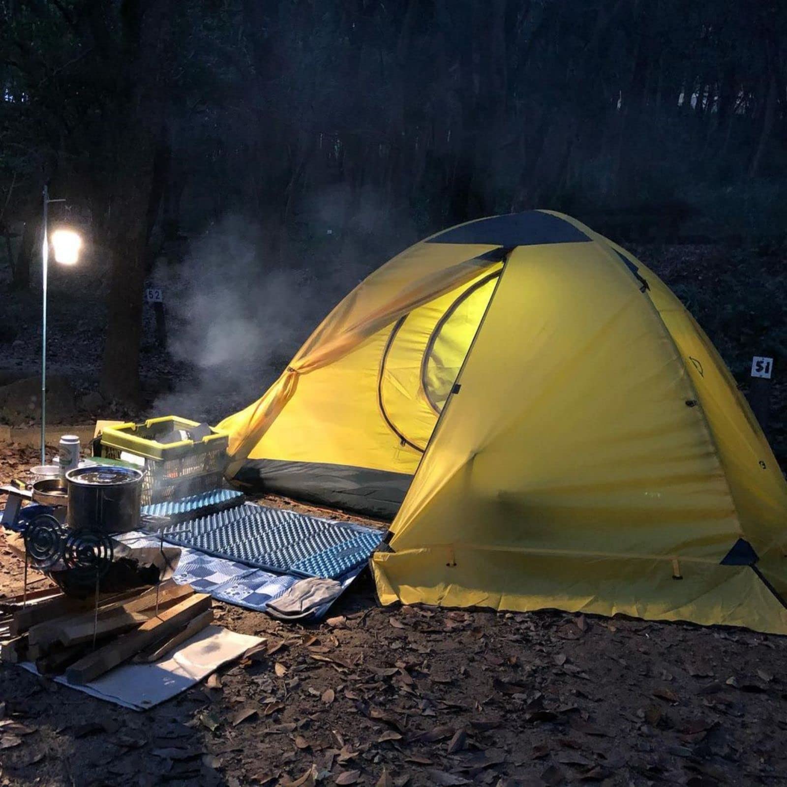 GEERTOP Ultralight 2 Person Backpacking Tent - 4 Season Waterproof Camping Tent with Double Layer for Cold Weather - Easy Setup for Family Camping, Hiking, Hunting & Outdoor Adventures - Perfect for Mountain Climbing and Travel Expeditions