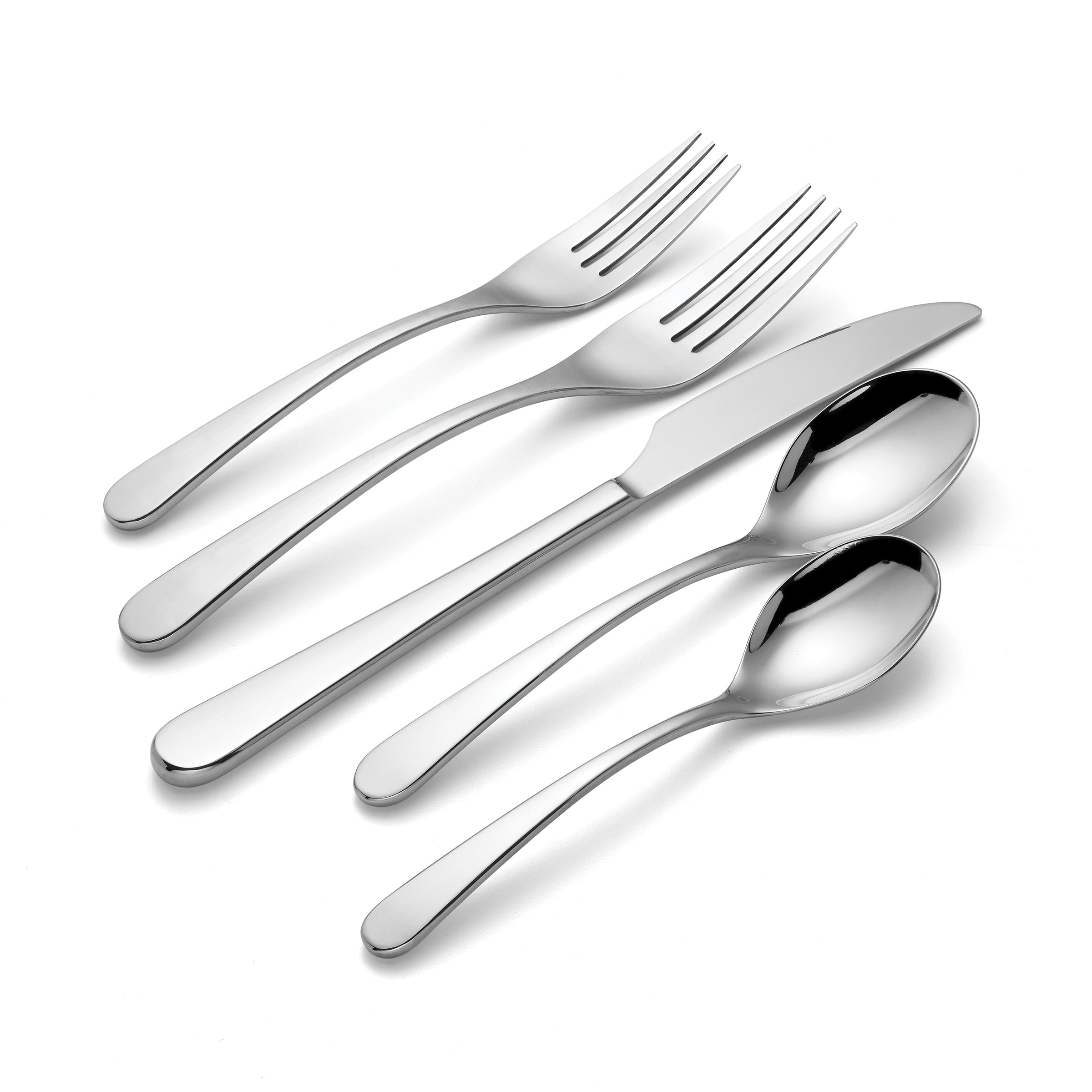 Kenbrook 20-Piece Stainless Steel Flatware Set - Elegant Silverware for Everyday Dining, Dinner Parties & Gift Giving