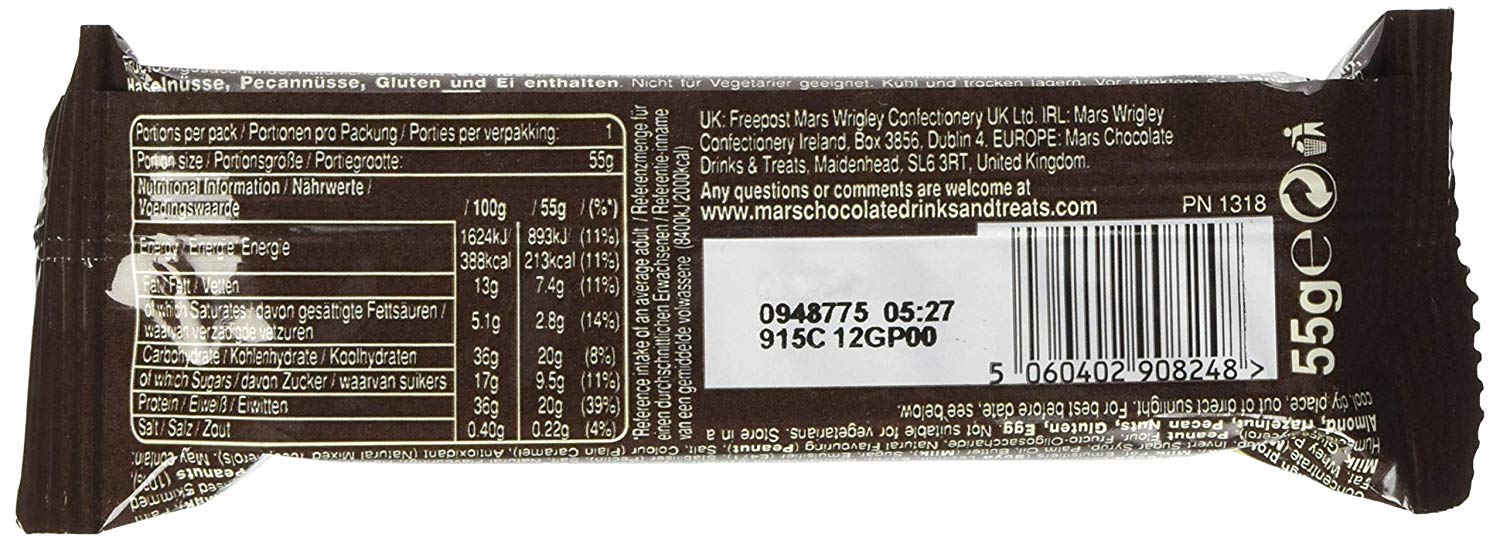 Snickers Protein Bars - 18 Pack | High Protein Snack for Energy & Muscle Recovery | Perfect for Workouts, Hiking & On-the-Go Nutrition