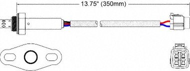 Walker Products 250-24507 4-Wire Oxygen Sensor - Universal Fit for Cars, Trucks & SUVs - High Performance O2 Sensor for Improved Fuel Efficiency & Emissions - Perfect for Engine Tuning & Diagnostics