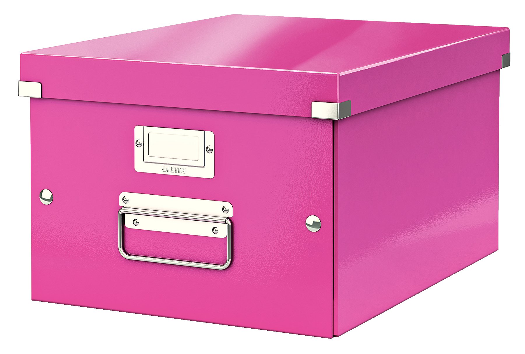 Leitz A5 Storage Box - Small White Organizer for Office & Home | Click & Store Range 60430001 | Perfect for Files, Documents & Stationery Organization