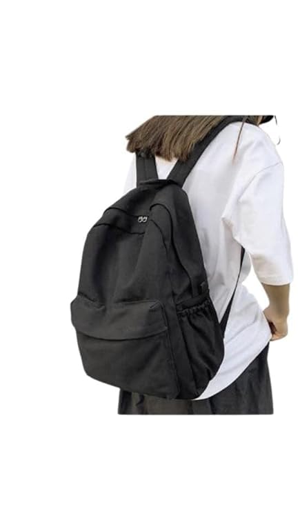 SAMS Latest Girls Backpacks - Water Resistant College, School & Office Bags for Women & Teens | Casual Everyday Use Backpack | Perfect for School, Work & Travel (Black Hypra)