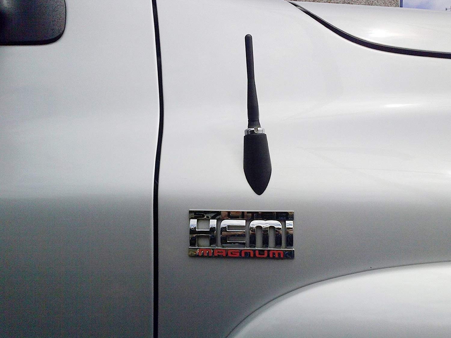 4 Inch Universal Short Car Radio Antenna Topper for Truck, SUV, Jeep - Matte Black Finish - Perfect for Off-Roading & Daily Commuting