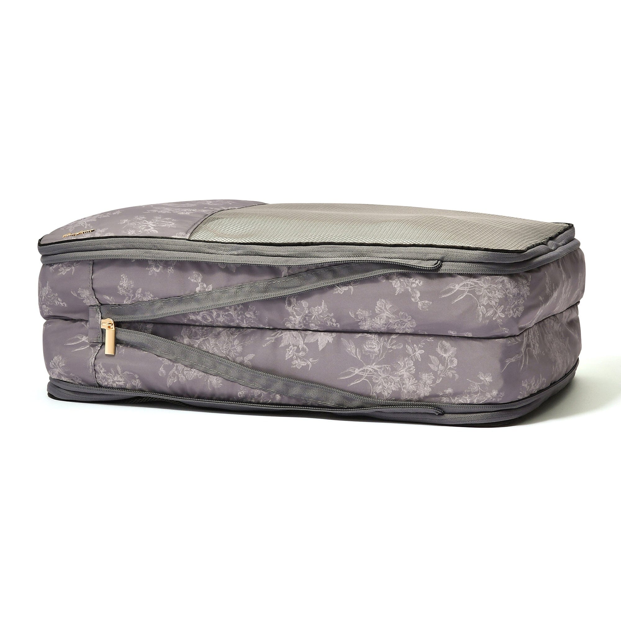 Classic Flower Compression Organizer L Dark Grey - Space-Saving Storage Solution for Closet, Drawer & Travel - Perfect for Organizing Clothes, Accessories & Home Items