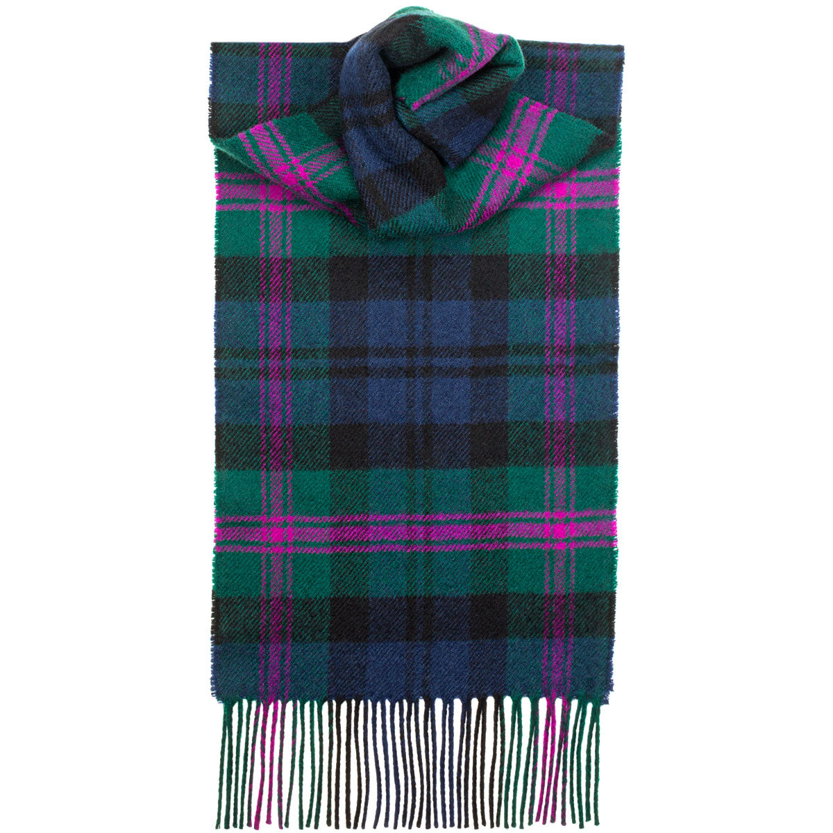 Baird Modern Tartan Scarf - Premium Wool Plaid Wrap for Men & Women - Perfect for Fall, Winter & Holiday Outfits - Office, Travel & Casual Fashion Accessory