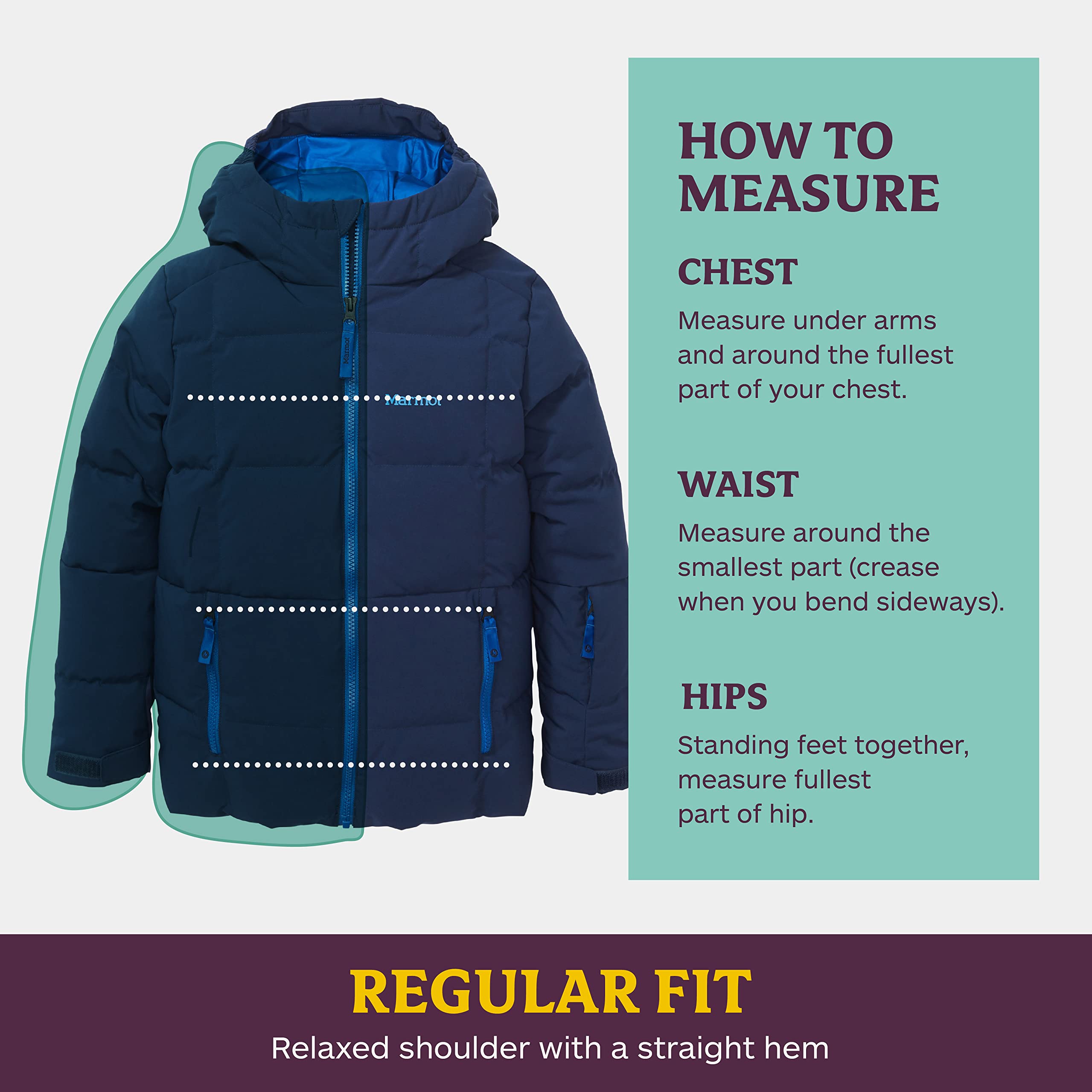 MARMOT Kids' Polar Down Jacket - Warm Winter Coat for Boys & Girls - Outdoor Snow Play, Skiing & Cold Weather Activities