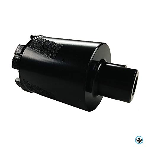 Diamond Granite Core Bit with Side Protection - 2 1/2 Inch Fast Coring Drill Bit for Long Lasting Performance | Perfect for Masonry, Concrete, and Stone Cutting