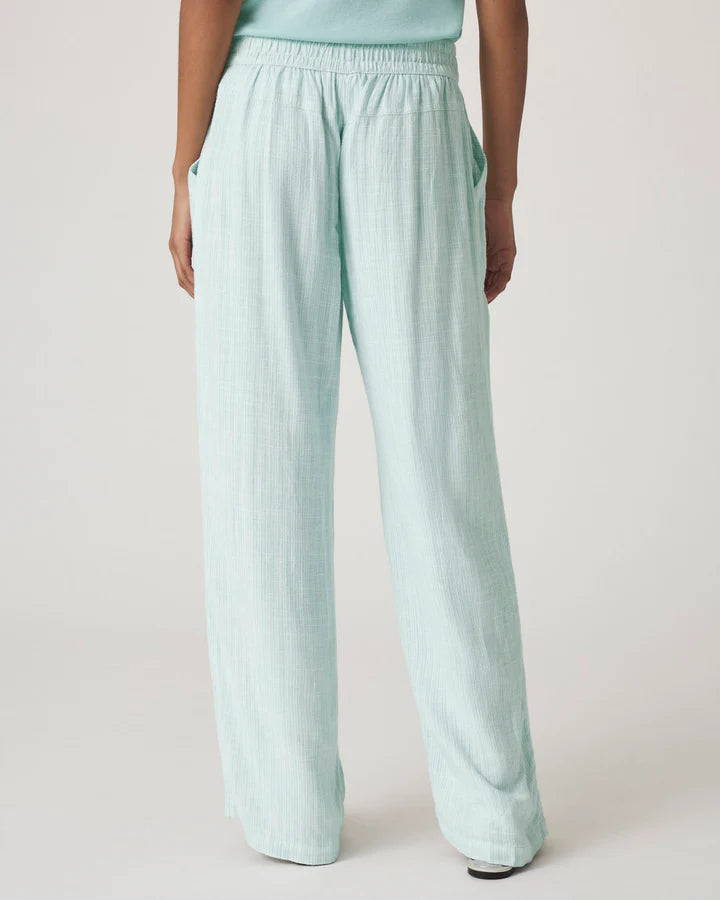 Layla Women's Linen Blend Striped Pants - Comfortable & Stylish Casual Trousers for Summer, Travel, and Office Wear