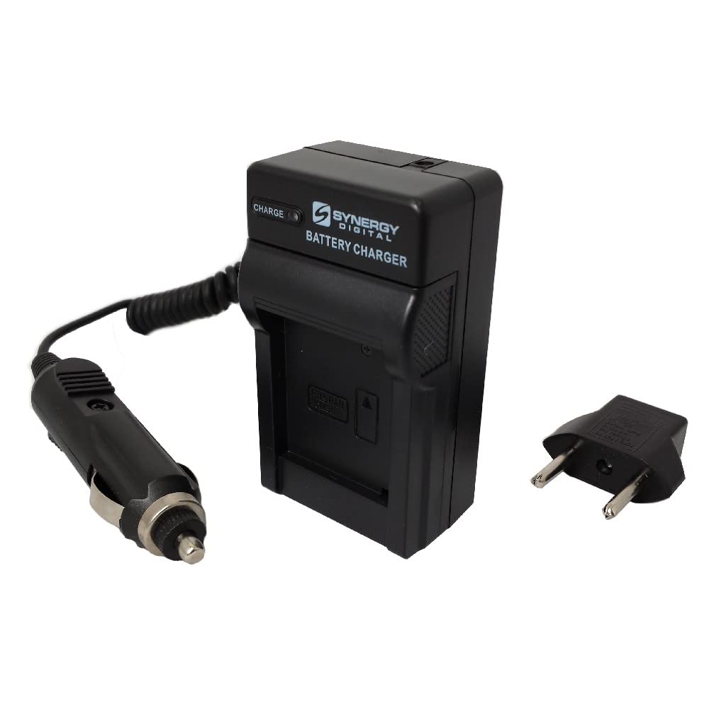 Synergy Nikon VFB12502 Battery Charger with Car & EU Adapters for Travel