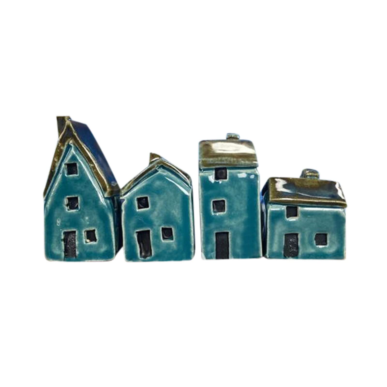 YUKUNERA Miniature House Collectibles - Small Villa Model for Desktop Decor, Study Display & Romantic Art Gifts | Perfect for Home Office, Bookshelf Decor & Wedding Anniversary Presents