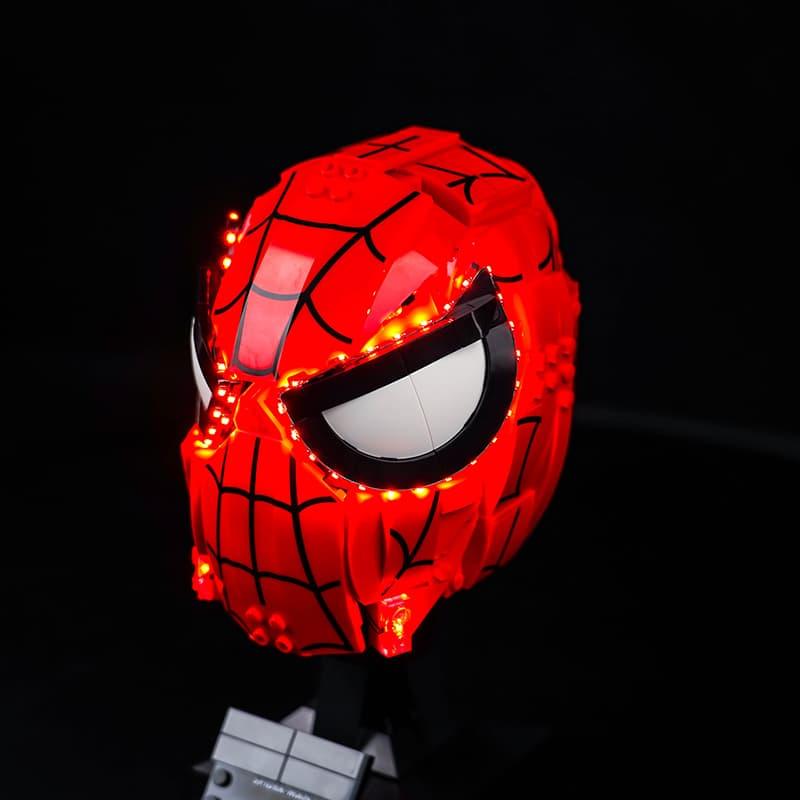 LEGO Spider-Man Mask 76285 Light Kit - LED Lighting Set for Superhero Display & Collection - Perfect for Home Decor, Cosplay, and Gift Giving