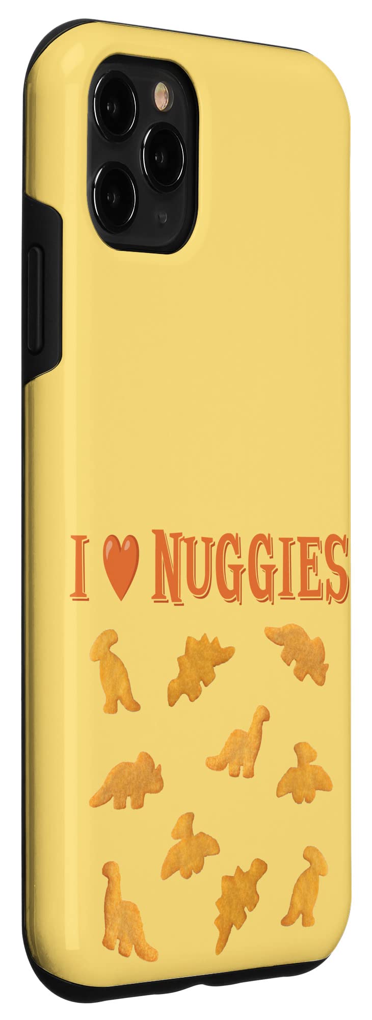 iPhone 11 Pro Max Case - Dino Chicken Nuggets Design | Cute Dinosaur Nugget Phone Cover | Perfect for iPhone Lovers & Food Enthusiasts | Great Gift for Kids & Teens | Use at School, Work or Parties