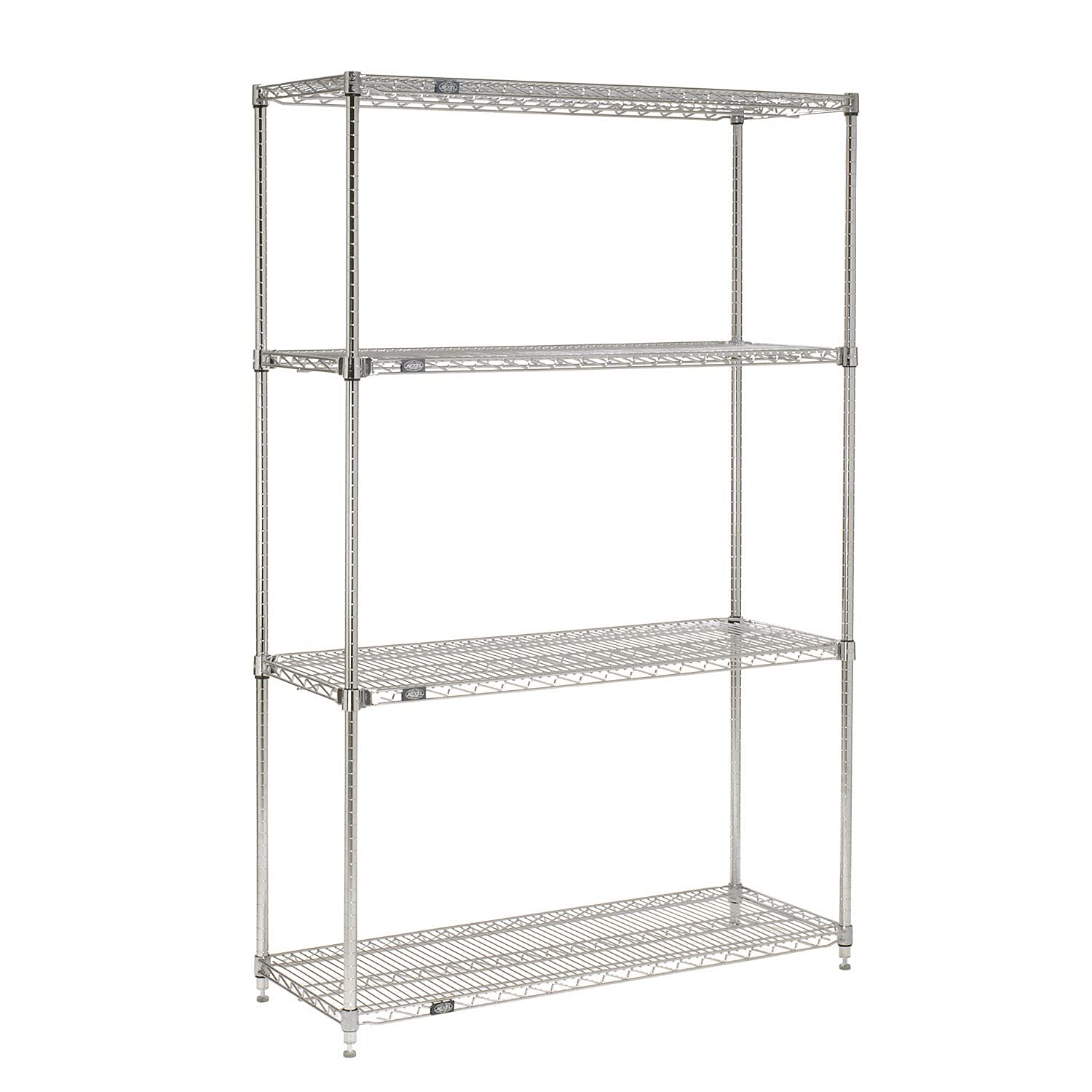 Nexel Quick Adjust Wire Shelving - Chrome, 48