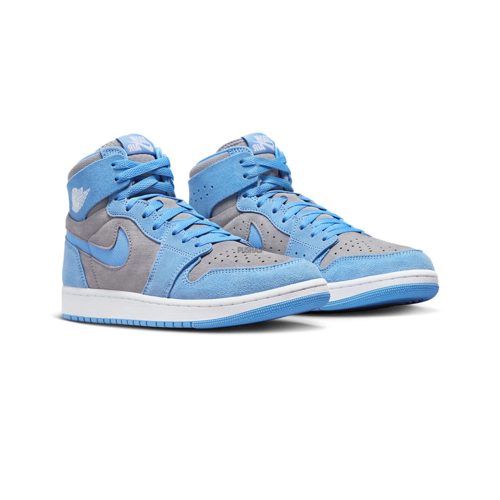 Air Jordan 1 High Zoom Air CMFT 2 'Cement University Blue' Basketball Shoes (2023) - Men's Sneakers for Casual Wear, Street Fashion & Court Performance
