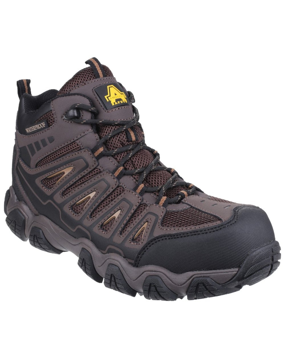 Amblers Safety AS801 Rockingham Waterproof Hiking Boots for Men & Women - Slip Resistant Work Boots with Steel Toe - Ideal for Construction, Hiking & Outdoor Adventures