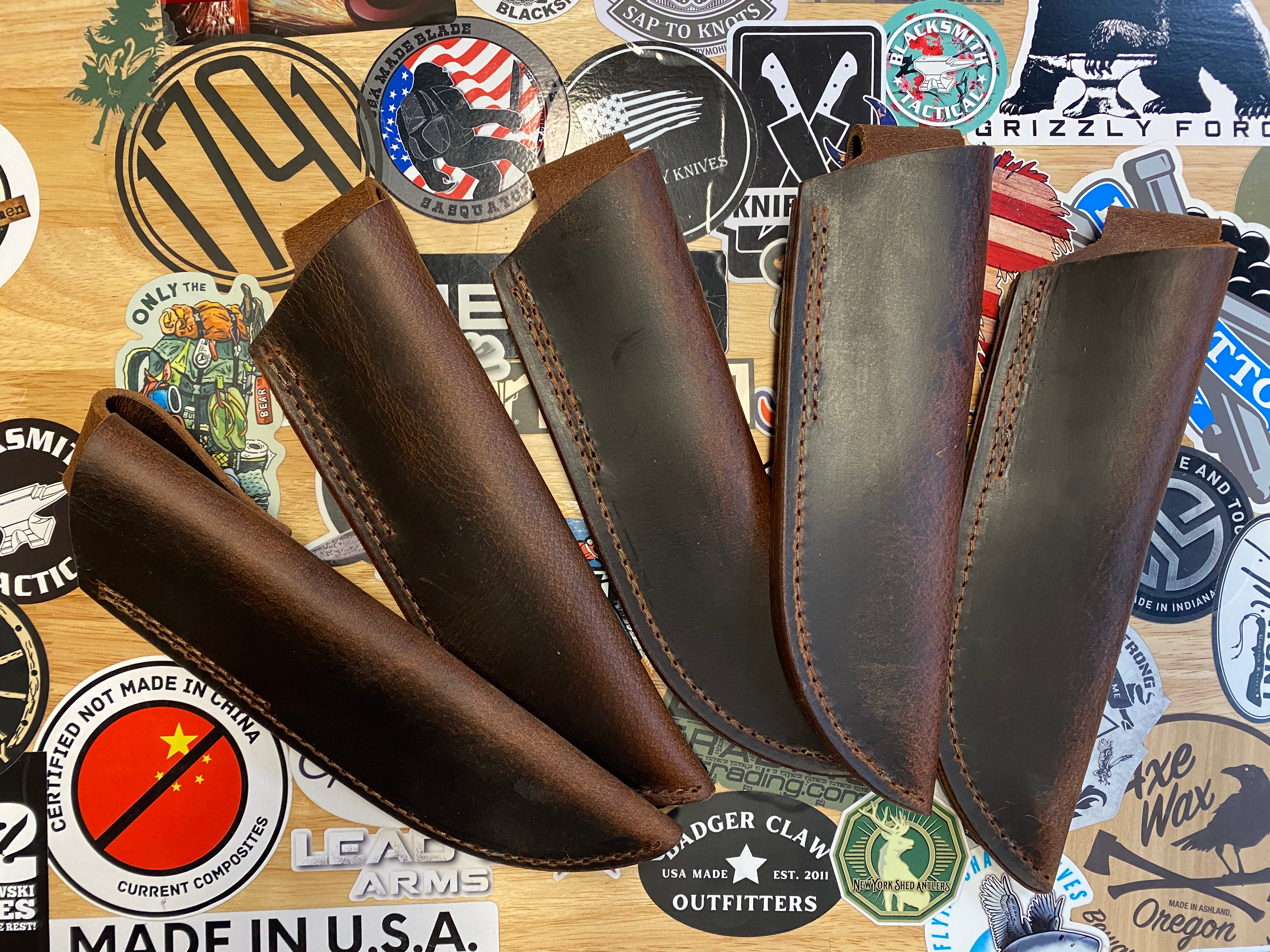 Premium Large Leather Knife Sheath - Durable & Handcrafted for Hunting, Camping & Outdoor Adventures