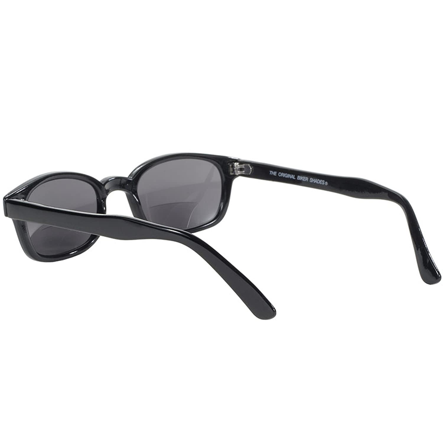 Pacific Coast Sunglasses X-Kd Readerz Smoke Lens 2.25 Rectangular Sunglasses for Men & Women - Black Frame, 55mm Lens Width, 60mm Temple Length - Perfect for Reading, Driving, and Outdoor Activities