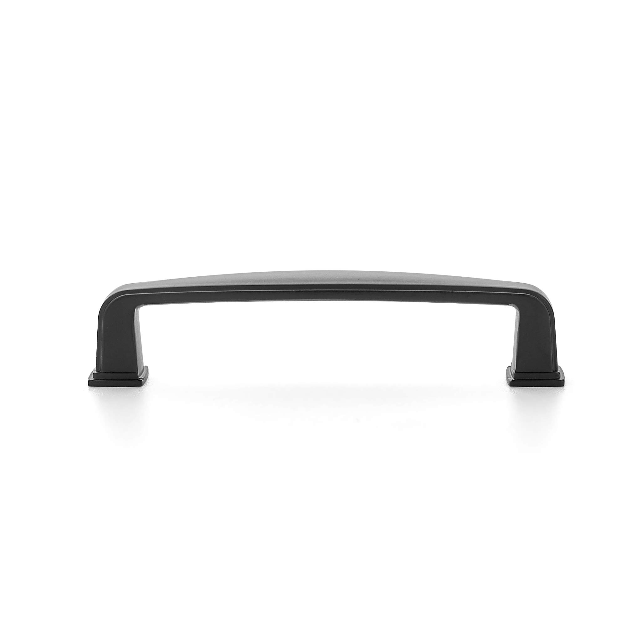 Ravinte 10 Pack 3-3/4 Inch Matte Black Cabinet Handles - Solid Kitchen Cabinet Pulls & Drawer Handles for Cabinets, Cupboards, Dressers | Modern Hardware for Home, Office & RV Renovation