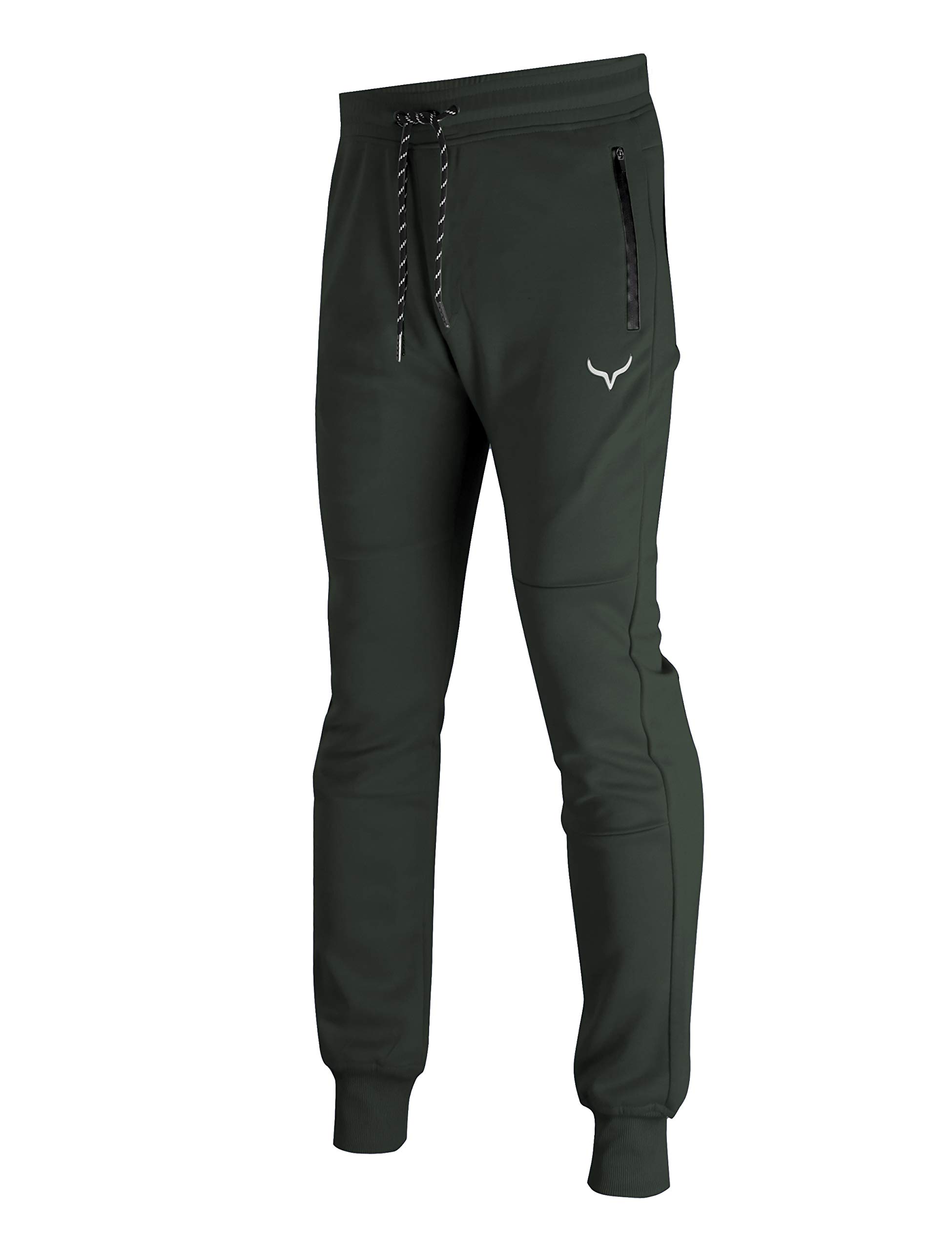 SCREENSHOT Men's Spandex Fleece Jogger Pants - Athletic Workout Gym Sweatpants for Running, Training & Casual Wear