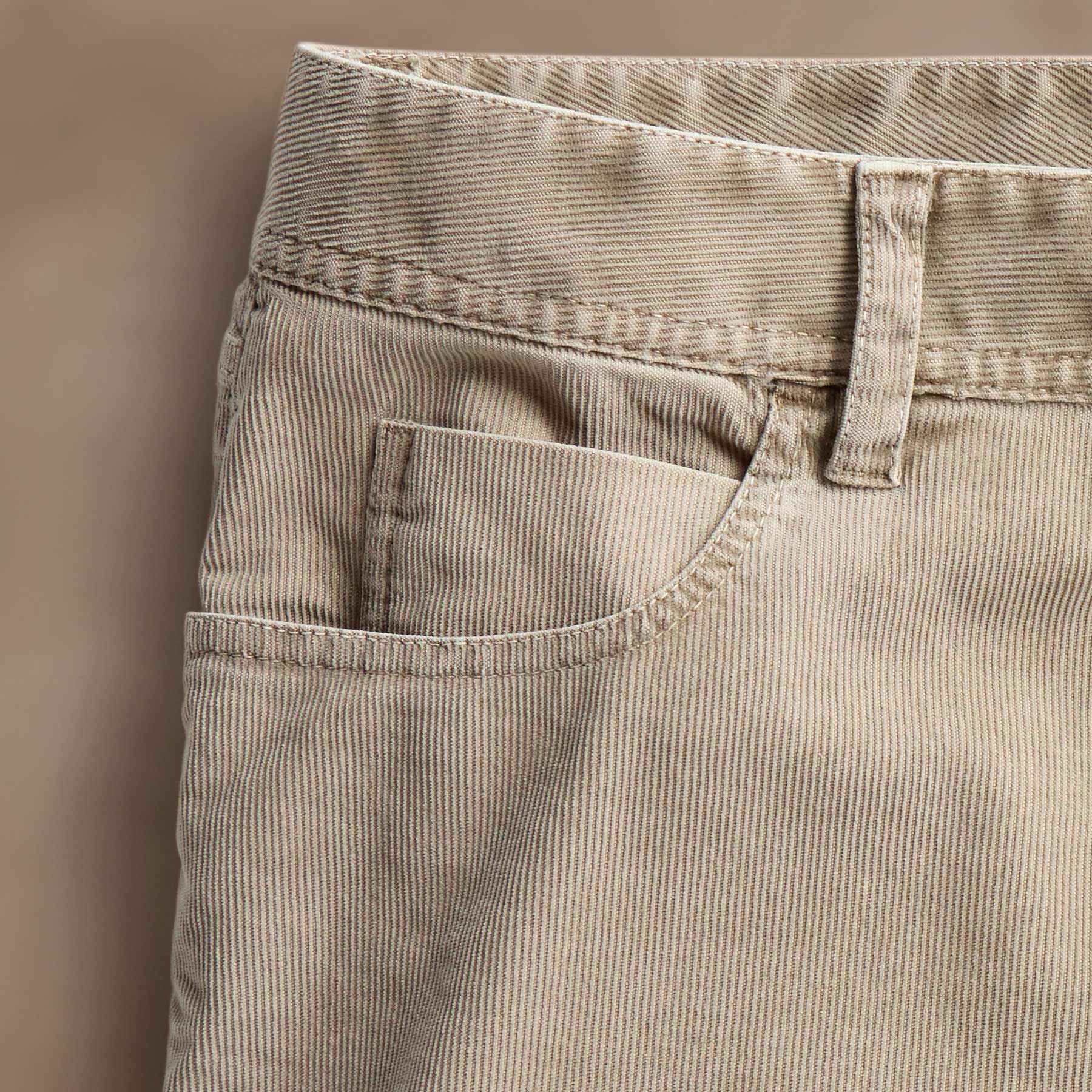 5 Pocket Corduroy Pants for Men - Comfortable Overcast Pigment Casual Trousers | Perfect for Work, Travel & Everyday Wear