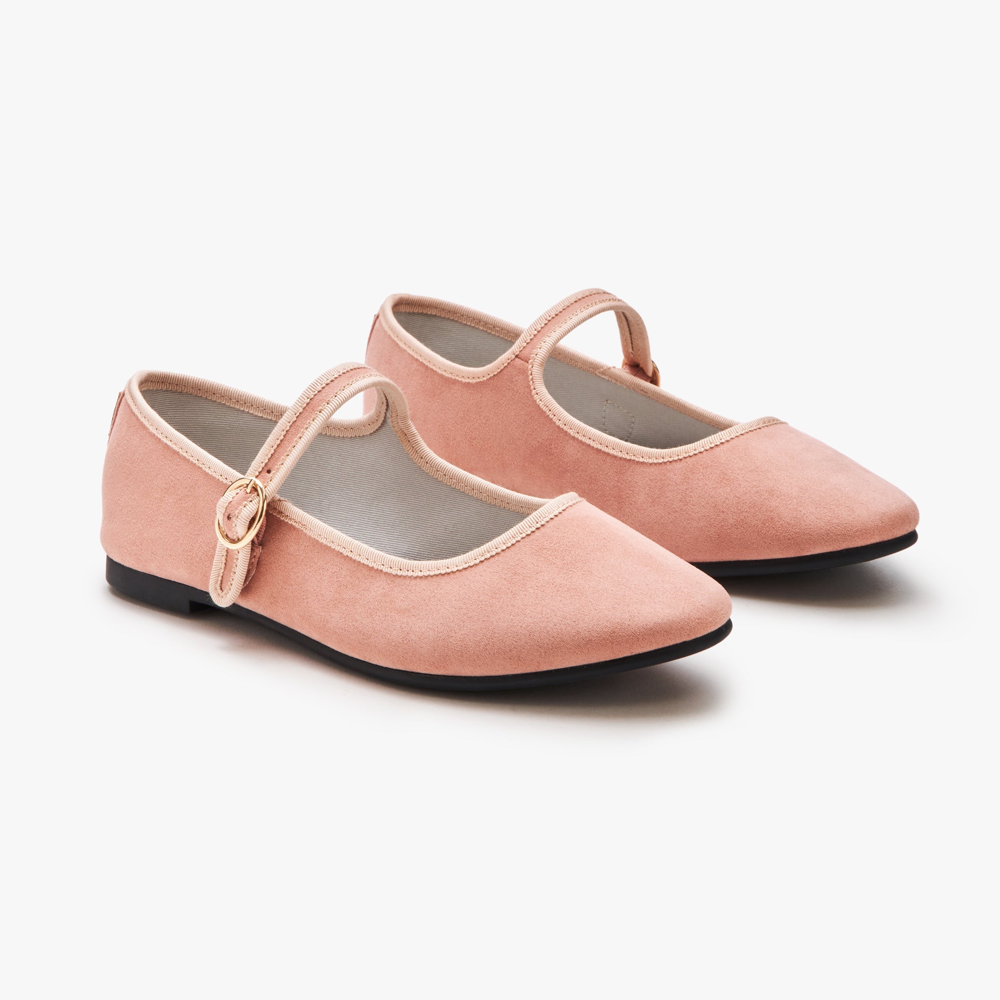Belle Mary Jane Shoes for Women - Blush Pink Comfortable Flats with Bow Detail - Perfect for Work, Weddings & Casual Outfits