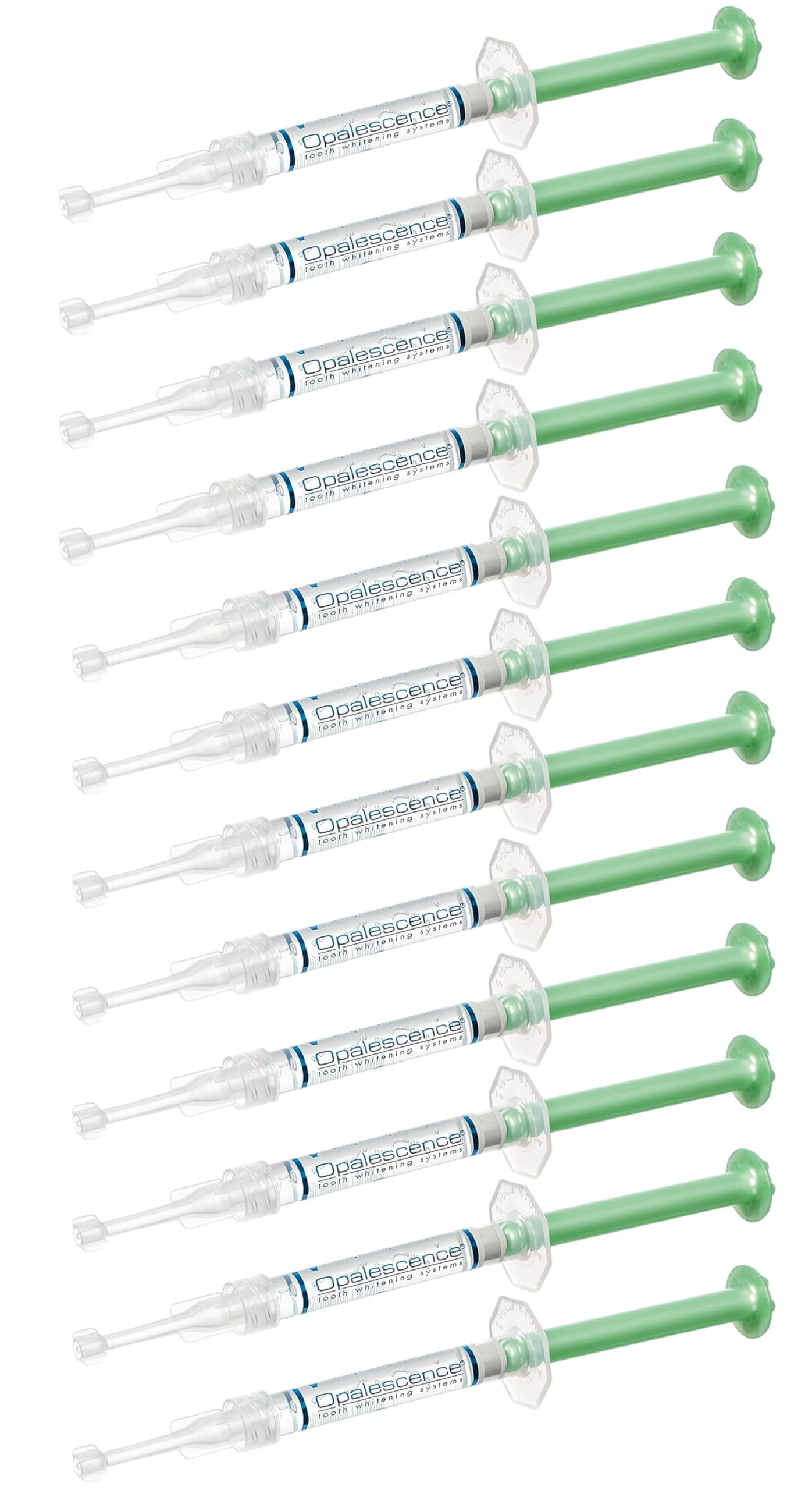 Opalescence 10% Teeth Whitening Kit - 12 Gel Syringes Refills for Sensitive Teeth - Carbamide Peroxide Whitening Gel with Fluoride (6 Packs) - Made in USA by Ultradent - Perfect for Home Use & Professional Dental Treatments
