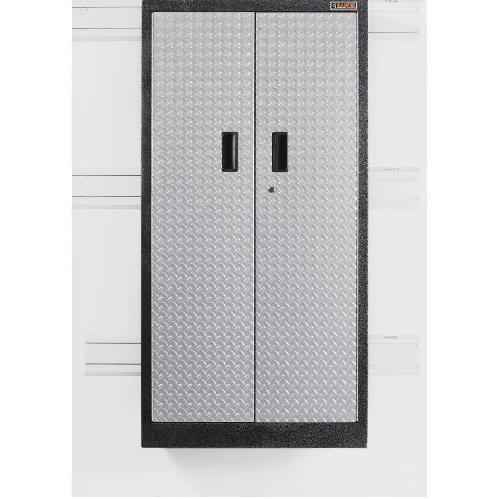 Heavy Duty Gladiator Welded Steel Tall Gearbox Locker Storage Cabinet - Secure Tool & Equipment Storage for Garage, Workshop & Industrial Use