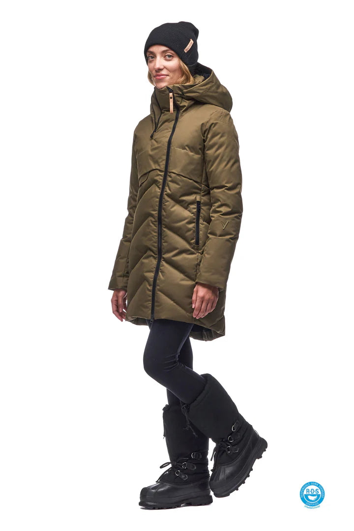 AYABA III Women's Winter Coat - Stylish & Warm Outerwear for Cold Weather | INDJ0011 | Perfect for Work, Travel & Everyday Wear