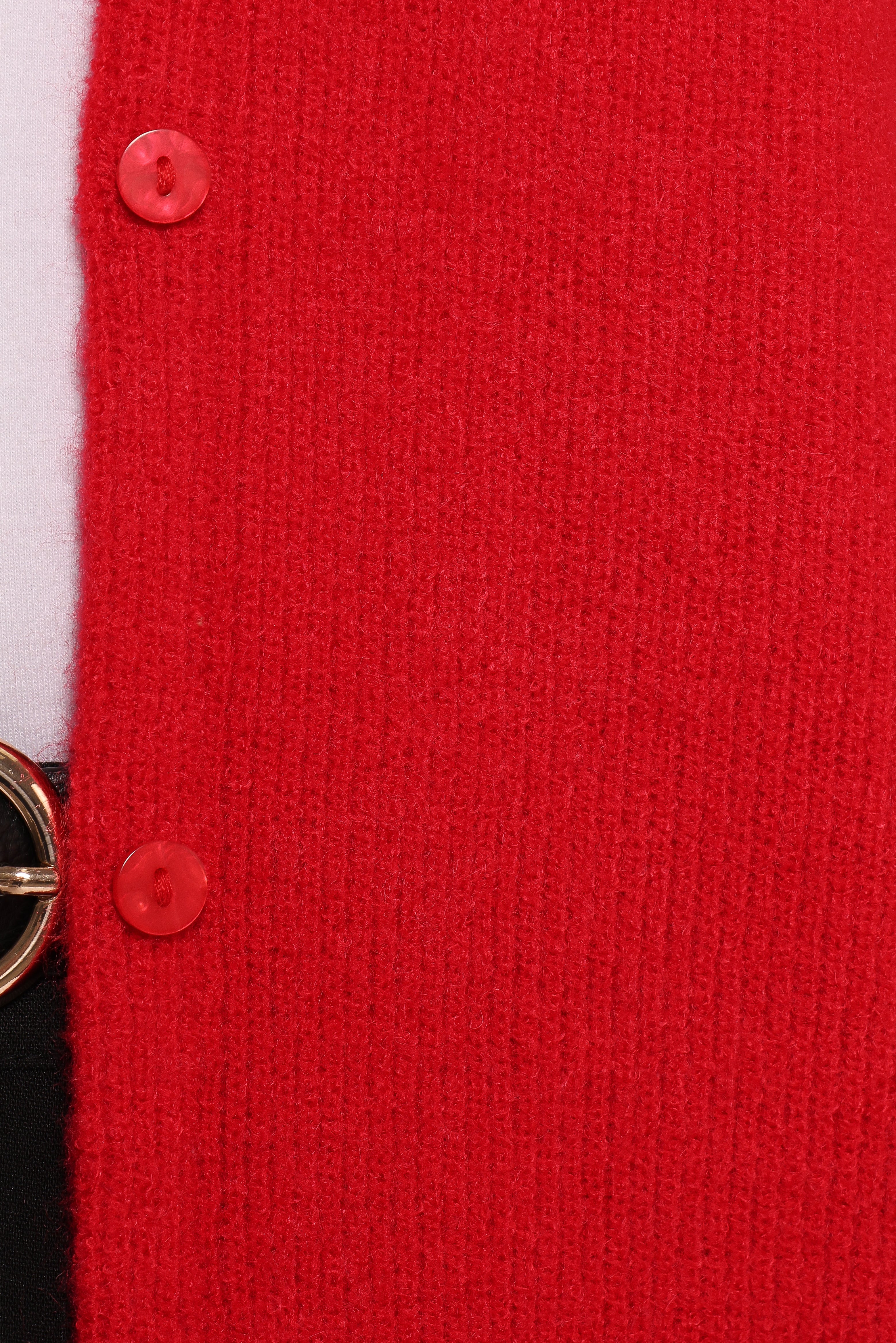 Astor Classic Button Up Cardigan for Women - Soft Red Knit Sweater | Perfect for Office Wear, Casual Outfits & Fall Layering