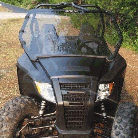 Arctic Cat Wildcat Trail & Sport 700 ATV Clear Full Front Windshield - 1/4