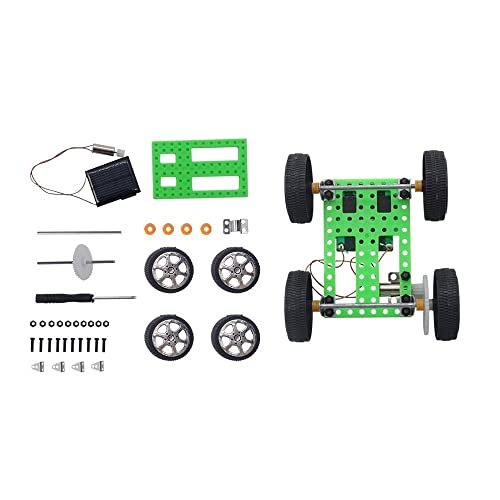 Solar Powered Toy Car Kit for Kids - DIY Educational STEM Building Set with Mini Solar Panel - Fun Science Experiment & Outdoor Play for Boys & Girls Ages 6-12