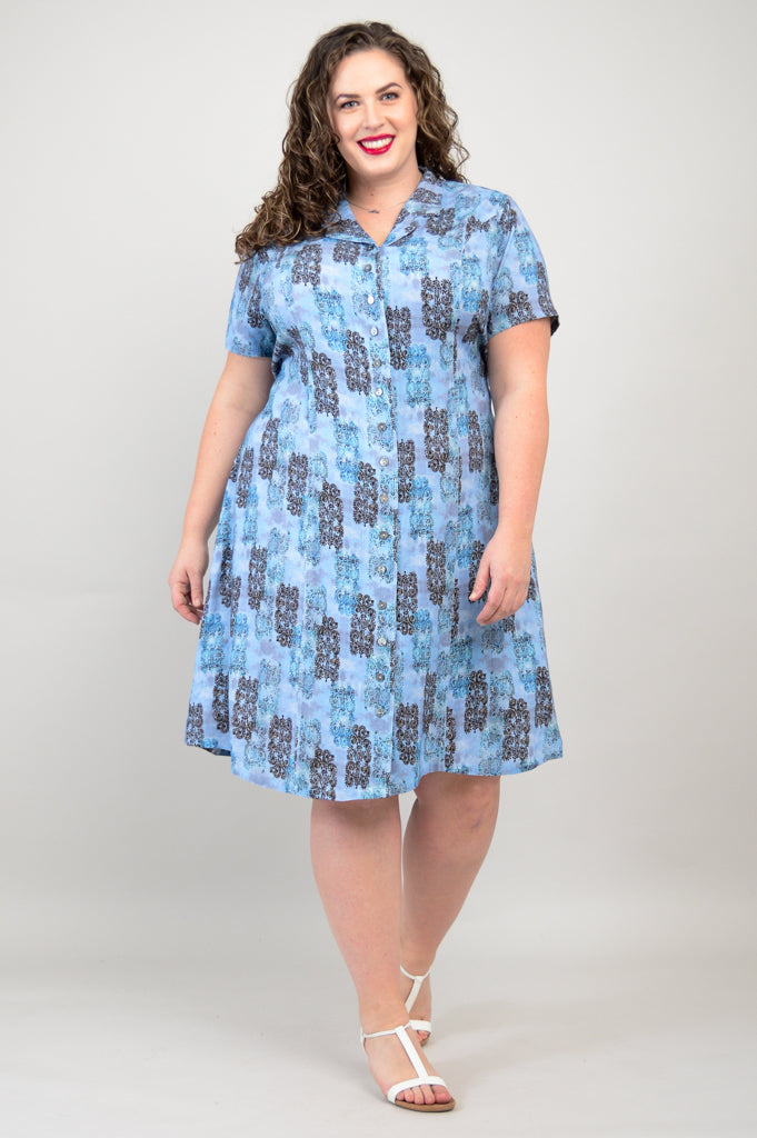 Erica Dress by Lifetree - Soft Linen & Bamboo Blend for Women - Perfect for Summer Outfits, Beach Vacations & Casual Wear - Final Sale