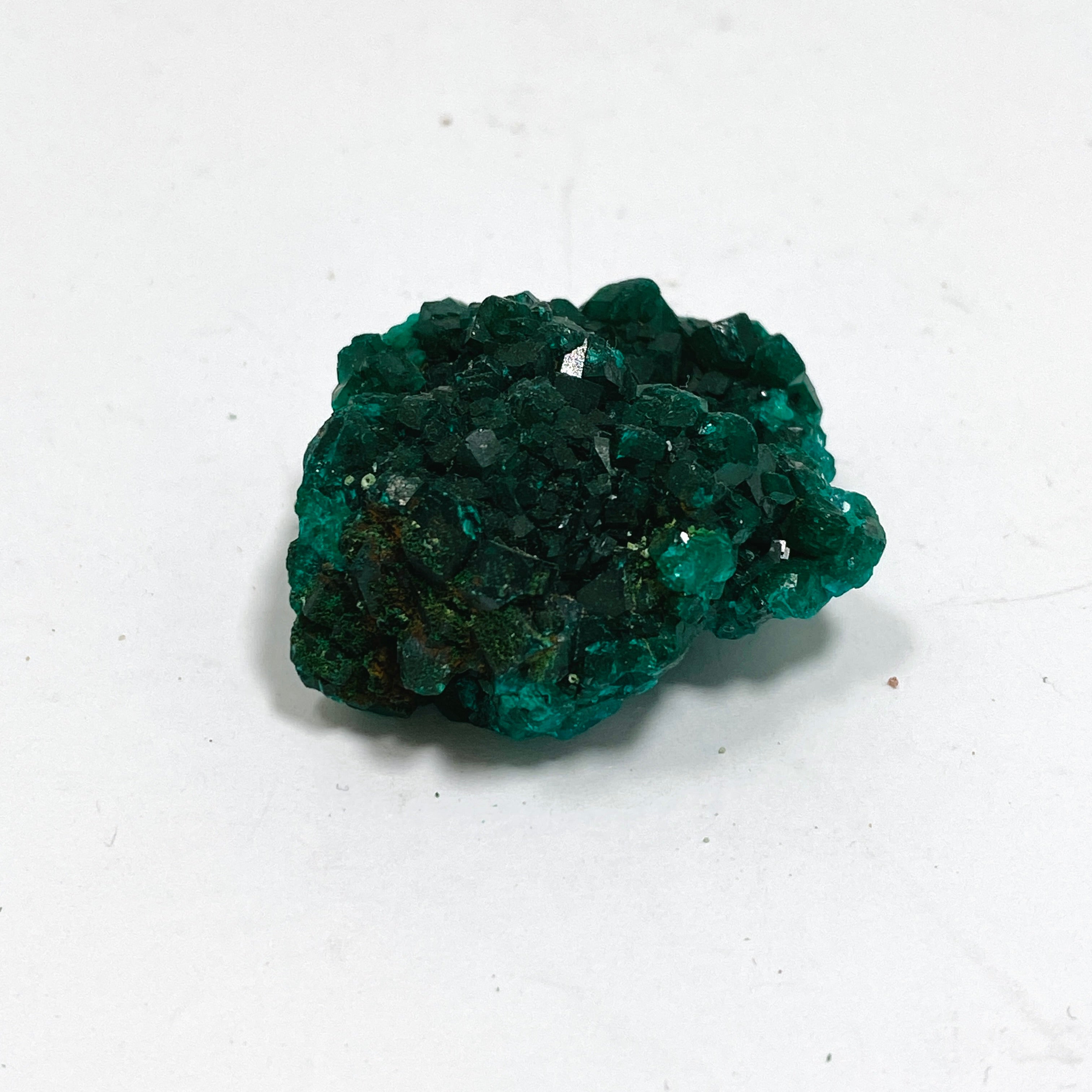 Natural Dioptase Crystal Specimen - DIOPS 03 | Rare Green Mineral Collection for Display, Healing & Meditation | Perfect for Gemstone Enthusiasts & Home Decor