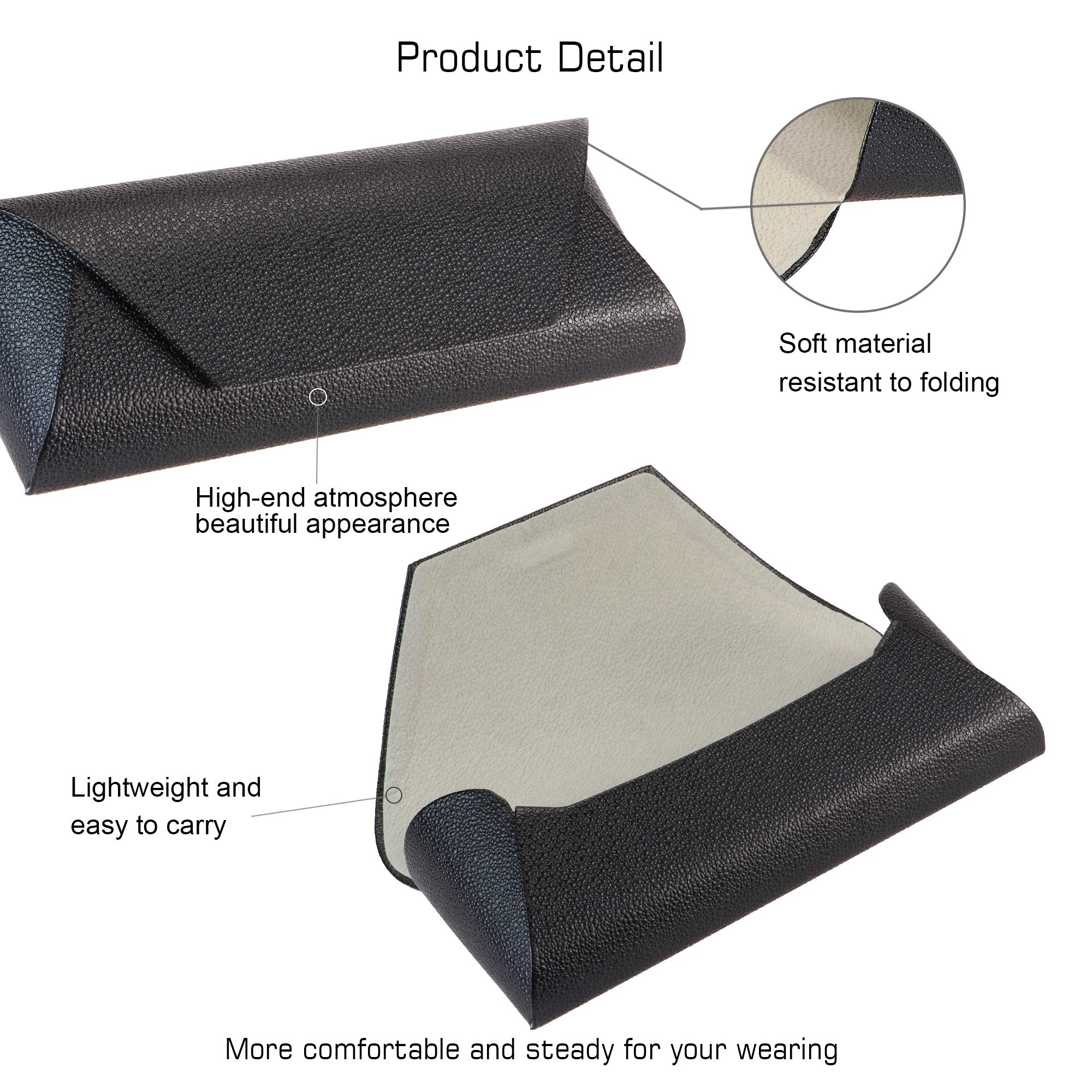 VisionGlobal Durable Hard Shell Eyeglass Case - Protective Eyewear Storage for Glasses & Sunglasses - Unisex Design for Men, Women & Kids - Perfect for Travel, Work & Daily Use