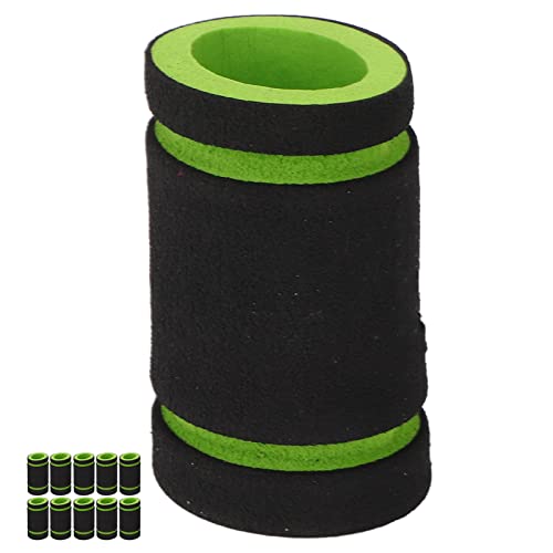 EXCLUZO Disposable Foam Tattoo Grip Covers - Non-Slip Tattoo Machine Handle Wrap for Pain Reduction & Hygiene (Green) - Perfect for Tattoo Artists & Professional Studios