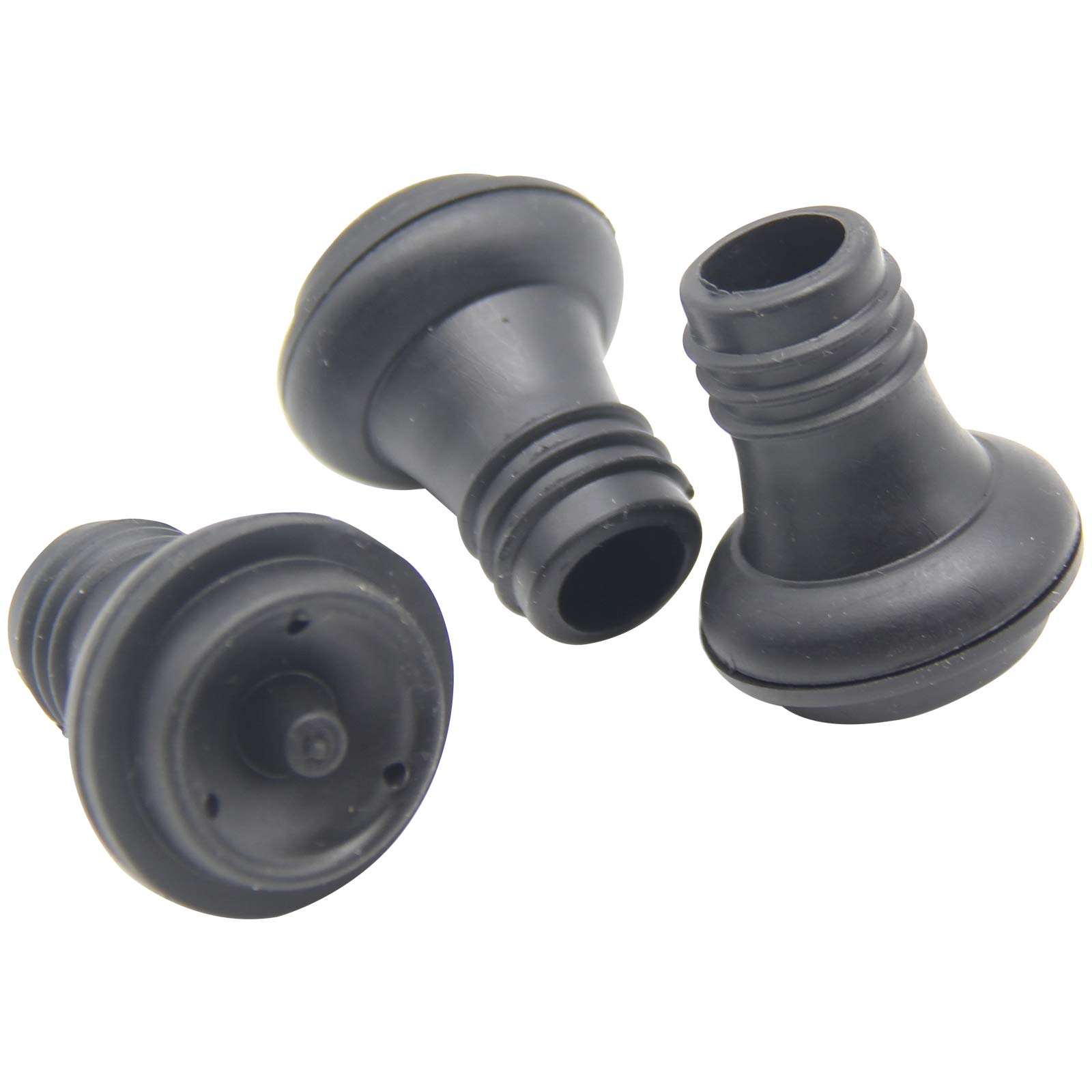 Premium Vacuum Wine Stoppers (6-Pack) - Food Grade Rubber Wine Saver Preserver for Champagne & Red/White Wine - Extend Freshness with Vacuum Seal Technology - Perfect for Parties, Gifting & Home Bars