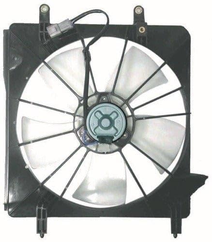 GO-PARTS Radiator Fan Motor Assembly for 2004-2005 Acura TSX - OEM Replacement Engine Cooling Fan with Shroud (Part# AC3117100) - Perfect for Overheating Prevention & Cooling System Repair