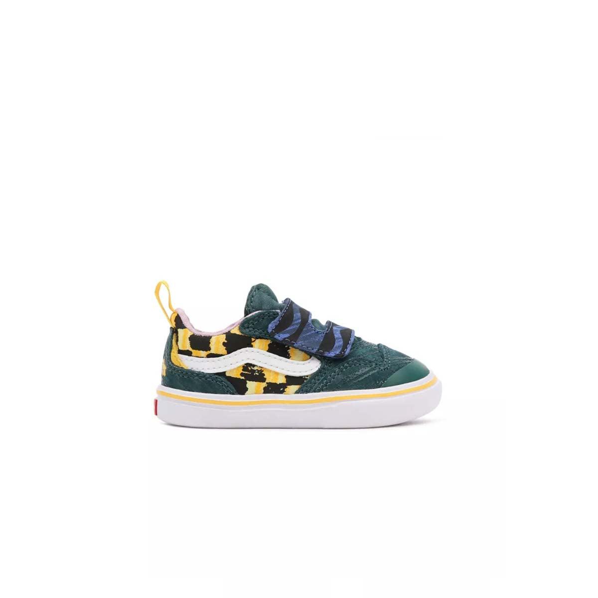 Crayola Toddler Comfycush New Skool Vans Shoes - Comfortable & Stylish Sneakers for Kids - Perfect for School, Playground & Daily Wear