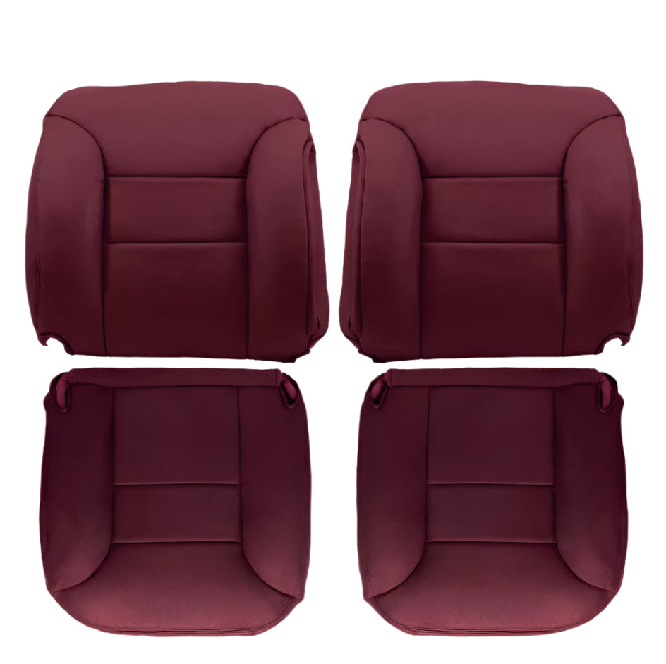 1995-1999 Chevy Silverado LT LS Z71 Custom Fit Vinyl Seat Covers - Ruby Red | Durable & Stylish Protection for Truck Seats | Perfect for Off-Roading, Work & Daily Driving