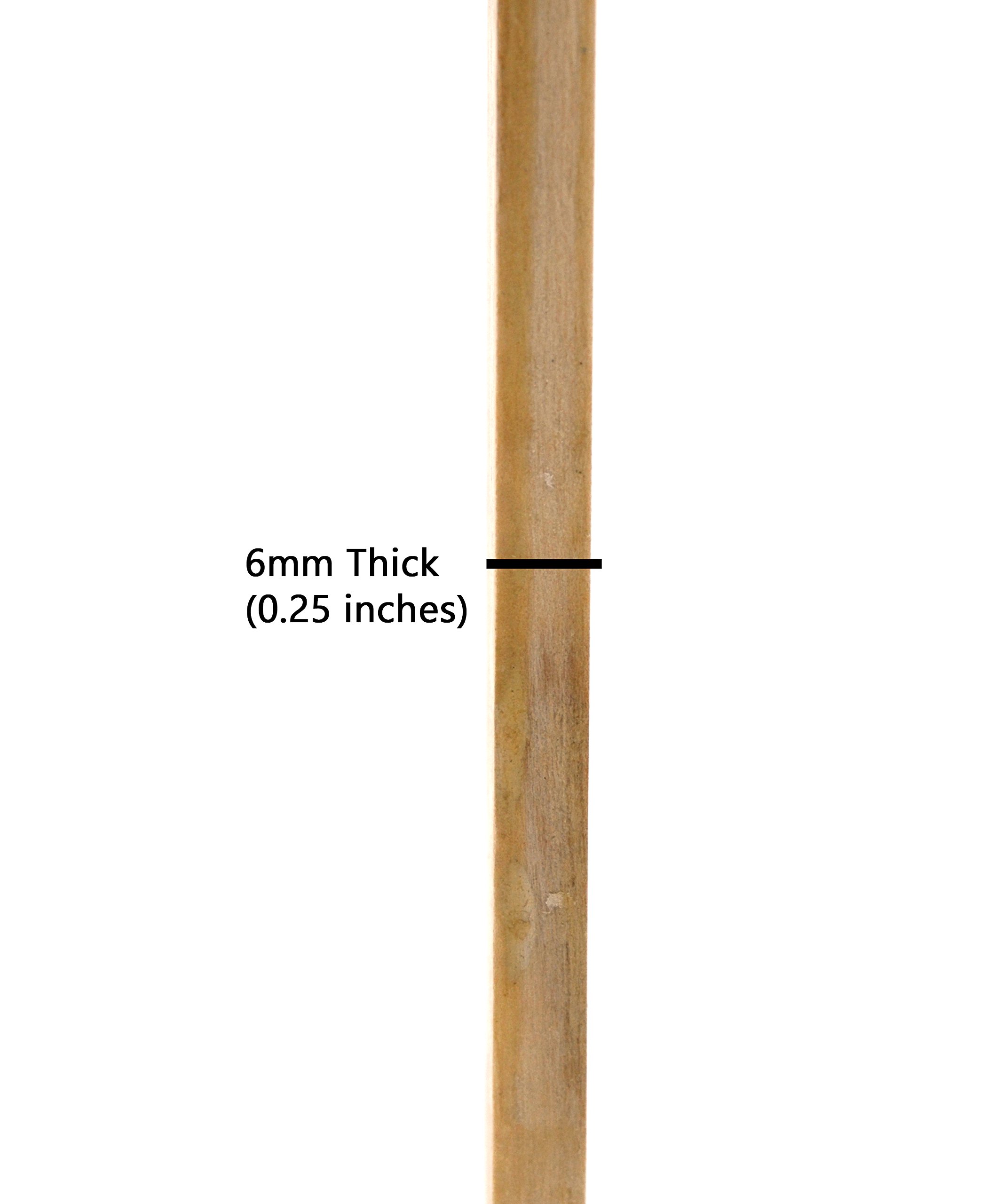 EISCO Hardwood Metric Meter Stick (Pack of 10) - Single Sided with Vertical Reading & Zero Top - Perfect for Science Labs, Classrooms & DIY Measurements